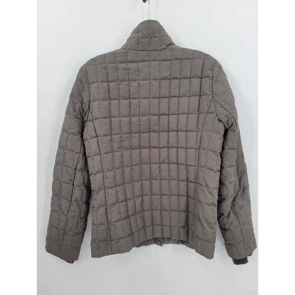 J. Crew Dark‎ Green Woman's Quilted Puffer Jacket Size Small - Picture 7 of 7